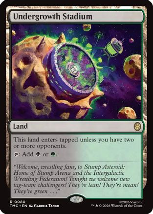 Undergrowth Stadium (TMC-080) - Commander: Teenage Mutant Ninja Turtles、Wizards of the Coast、kayou