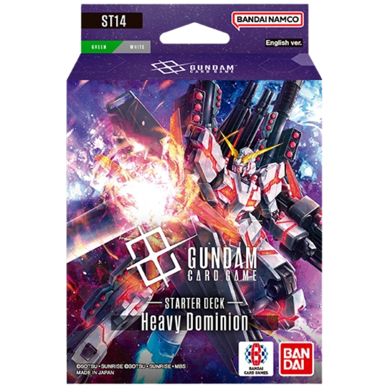 Gundam Card Game: Heavy Dominion ST14 - Starter Deck、Bandai、kayou