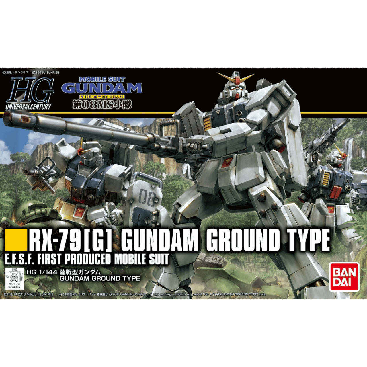 Mobile Suit Gundam: The 08th MS Team: HGUC 210 RX-79[G] Gundam Ground ...