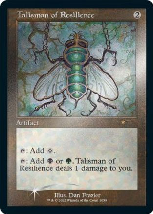 Talisman of Resilience (Retro Frame) (Foil Etched) (SLD-1059) - Secret Lair Drop Series Foil、Wizards of the Coast、kayou