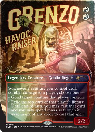 Grenzo, Havoc Raiser (Rainbow Foil) (SLD-1621) - Secret Lair Drop Series Foil、Wizards of the Coast、kayou