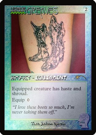 Lightning Greaves (1662) (Rainbow Foil) (SLD-1662) - Secret Lair Drop Series Foil、Wizards of the Coast、kayou