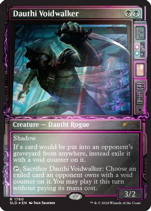 Dauthi Voidwalker (Rainbow Foil) (SLD-1760) - Secret Lair Drop Series Foil、Wizards of the Coast、kayou