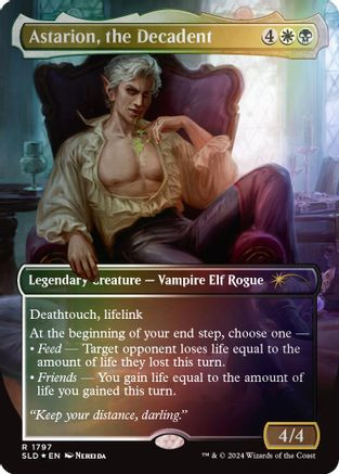 Astarion, the Decadent (Rainbow Foil) (SLD-1797) - Secret Lair Drop Series Foil、Wizards of the Coast、kayou