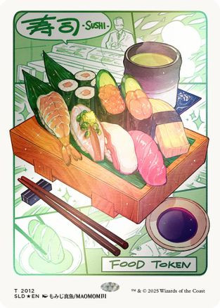 Food Token (2012) (Rainbow Foil) (SLD-2012) - Secret Lair Drop Series Foil、Wizards of the Coast、kayou