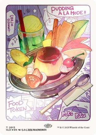 Food Token (2013) (Rainbow Foil) (SLD-2013) - Secret Lair Drop Series Foil、Wizards of the Coast、kayou