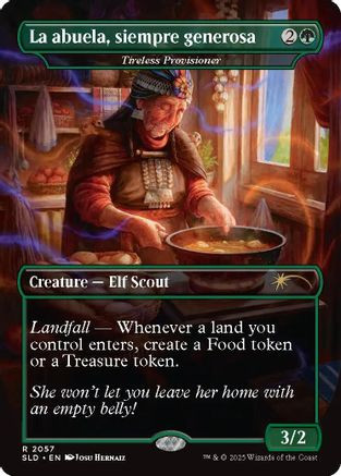 La abuela, siempre generosa - Tireless Provisioner (SLD-2057) - Secret Lair Drop Series、Wizards of the Coast、kayou
