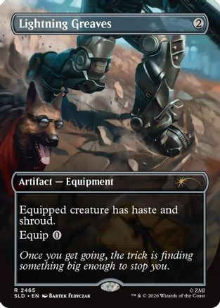 Lightning Greaves (2465) (SLD-2465) - Secret Lair Drop Series Foil、Wizards of the Coast、kayou