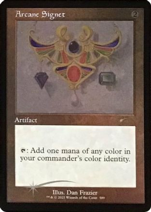 Arcane Signet (589) (Foil Etched) (SLD-589) - Secret Lair Drop Series Foil、Wizards of the Coast、kayou