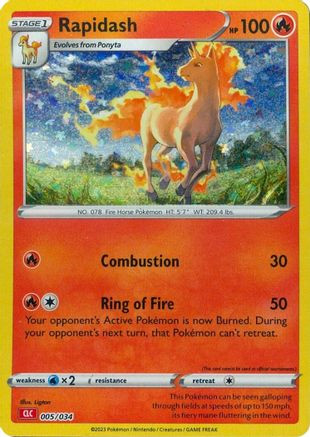 Rapidash 5 - Trading Card Game Classic Holofoil、The Pokémon Company、kayou