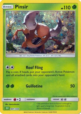 Pinsir 7 - Trading Card Game Classic Holofoil、The Pokémon Company、kayou