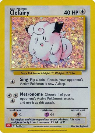 Clefairy 13 - Trading Card Game Classic Holofoil、The Pokémon Company、kayou