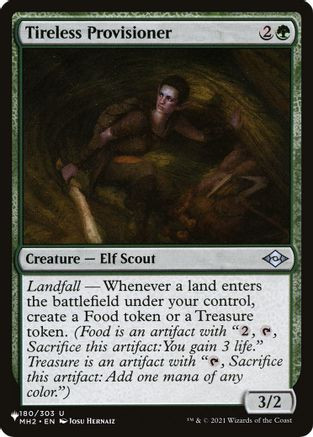 Tireless Provisioner (LIST-180/303) - The List Reprints、Wizards of the Coast、kayou