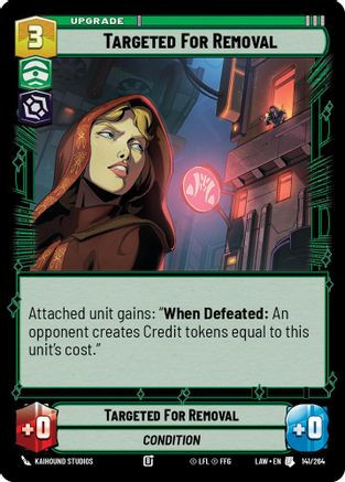 Targeted for Removal (141/264) - A Lawless Time、Fantasy Flight Games、kayou