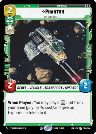 Phantom - Spectre Shuttle (144/264) - A Lawless Time、Fantasy Flight Games、kayou