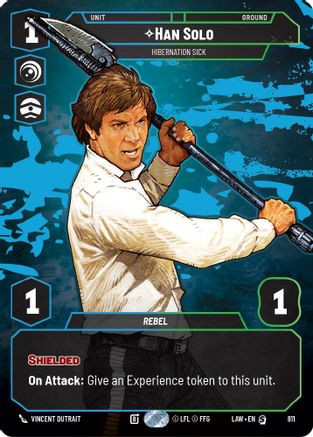 Han Solo - Hibernation Sick (Prestige) (811) - A Lawless Time、Fantasy Flight Games、kayou