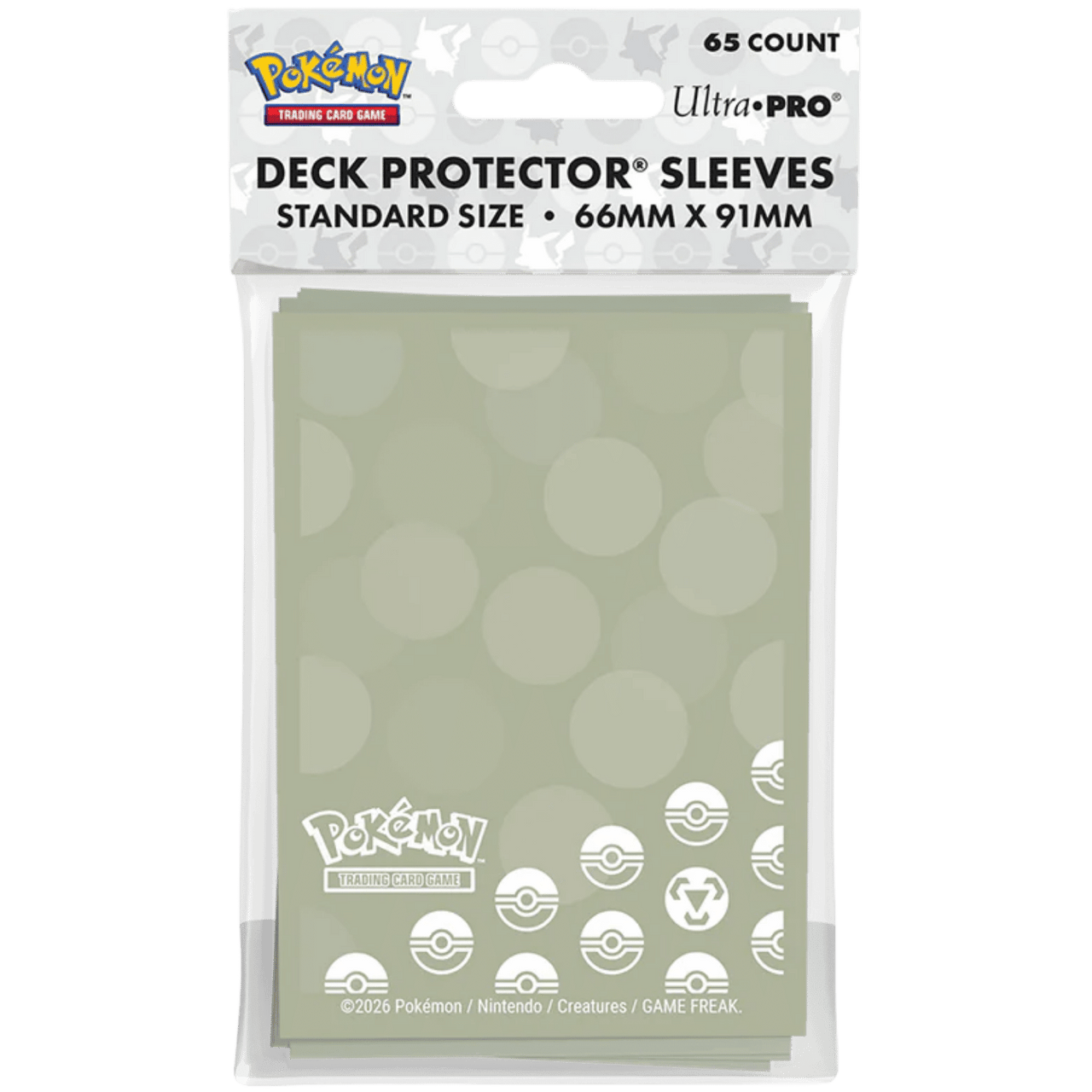 pokemon card sleeve dimensions Trading Card Standard Size Sleeves (200-Pack) main image 1