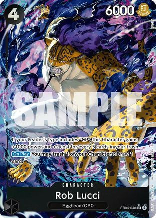 Rob Lucci (Alternate Art) (EB04-048) Adventure on Kami's Island