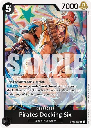 Pirates Docking Six (OP15-088) Adventure on Kami's Island Foil