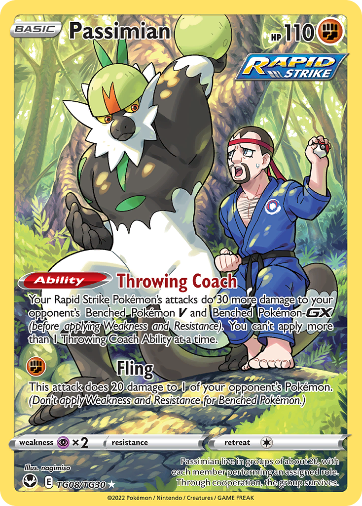 Passimian TG08/30 - Silver Tempest Trainer Gallery Holofoil (DMG)、The Pokémon Company、kayou