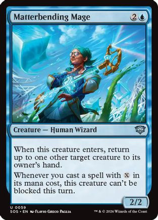 Matterbending Mage (SOS-059) - Secrets of Strixhaven、Wizards of the Coast、kayou