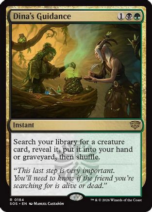 Dina's Guidance (SOS-184) - Secrets of Strixhaven、Wizards of the Coast、kayou