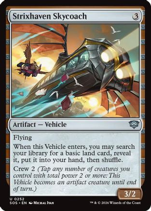 Strixhaven Skycoach (SOS-252) - Secrets of Strixhaven Foil、Wizards of the Coast、kayou