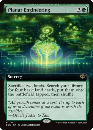 Planar Engineering (Extended Art) (SOS-340) - Secrets of Strixhaven Foil、Wizards of the Coast、kayou