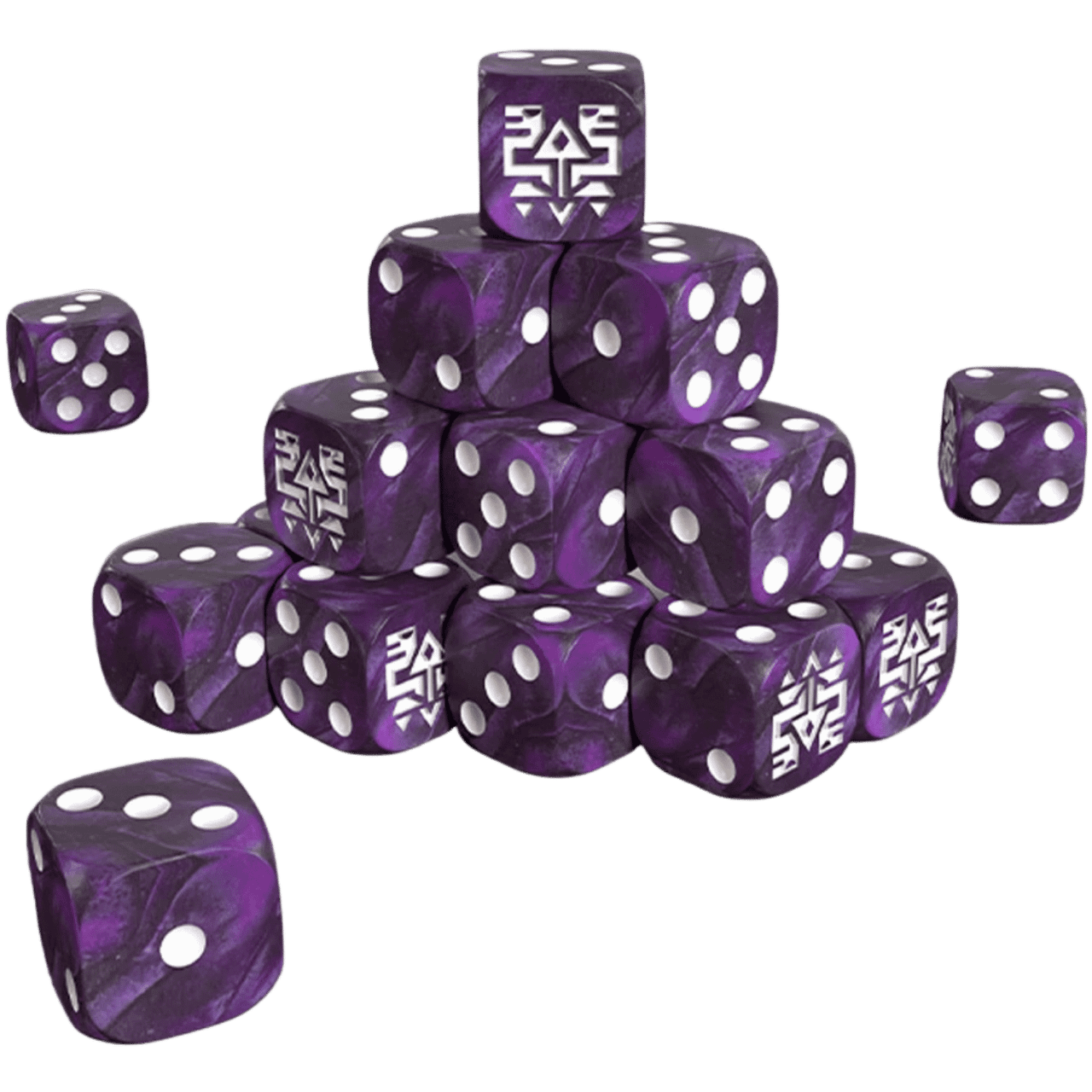 One Page Rules: Grimdark Future - Saurian Starhost - 16mm Dice Set