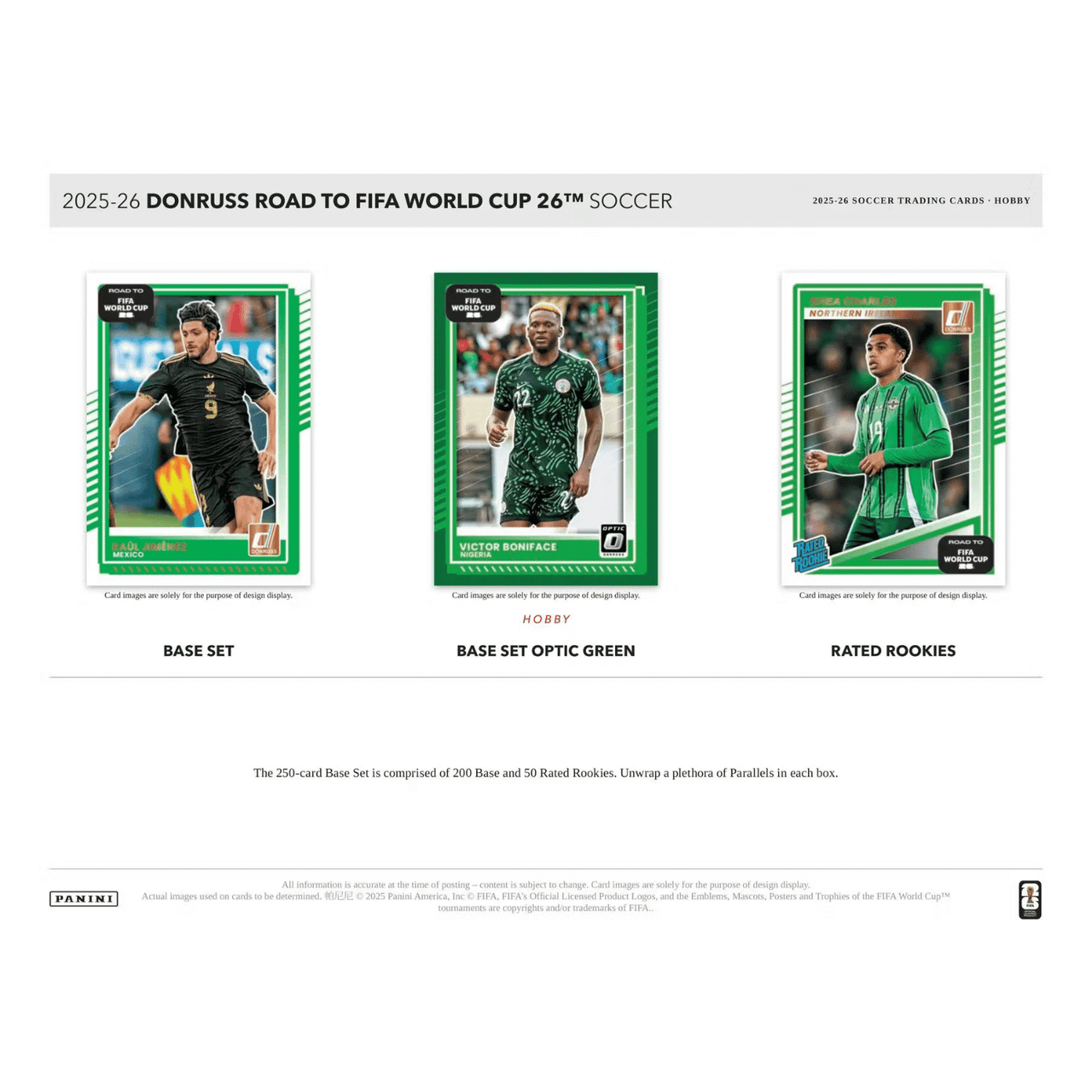 2025/26 Panini Donruss Road to FIFA World Cup Soccer Hobby Box
