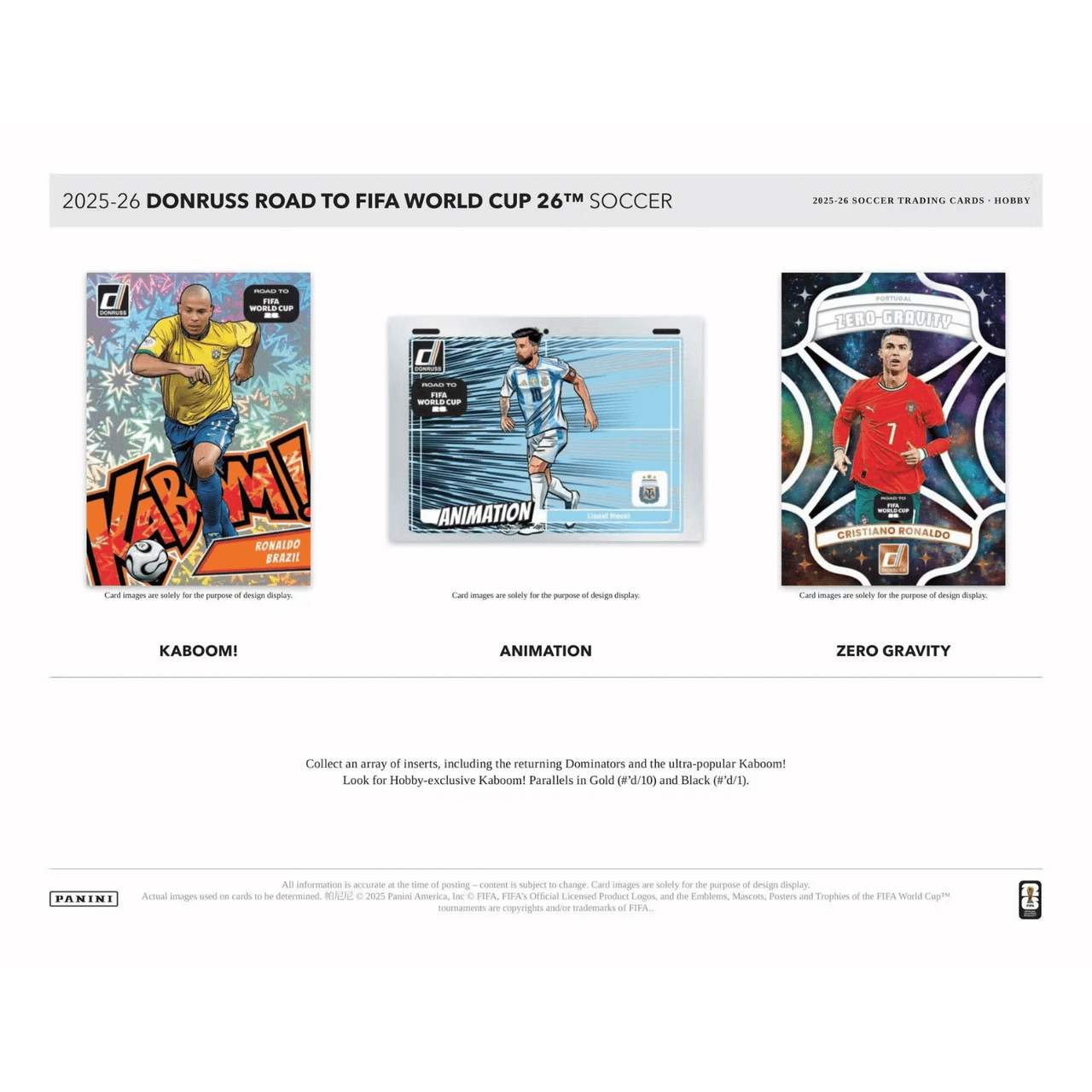 2025/26 Panini Donruss Road to FIFA World Cup Soccer Hobby Box