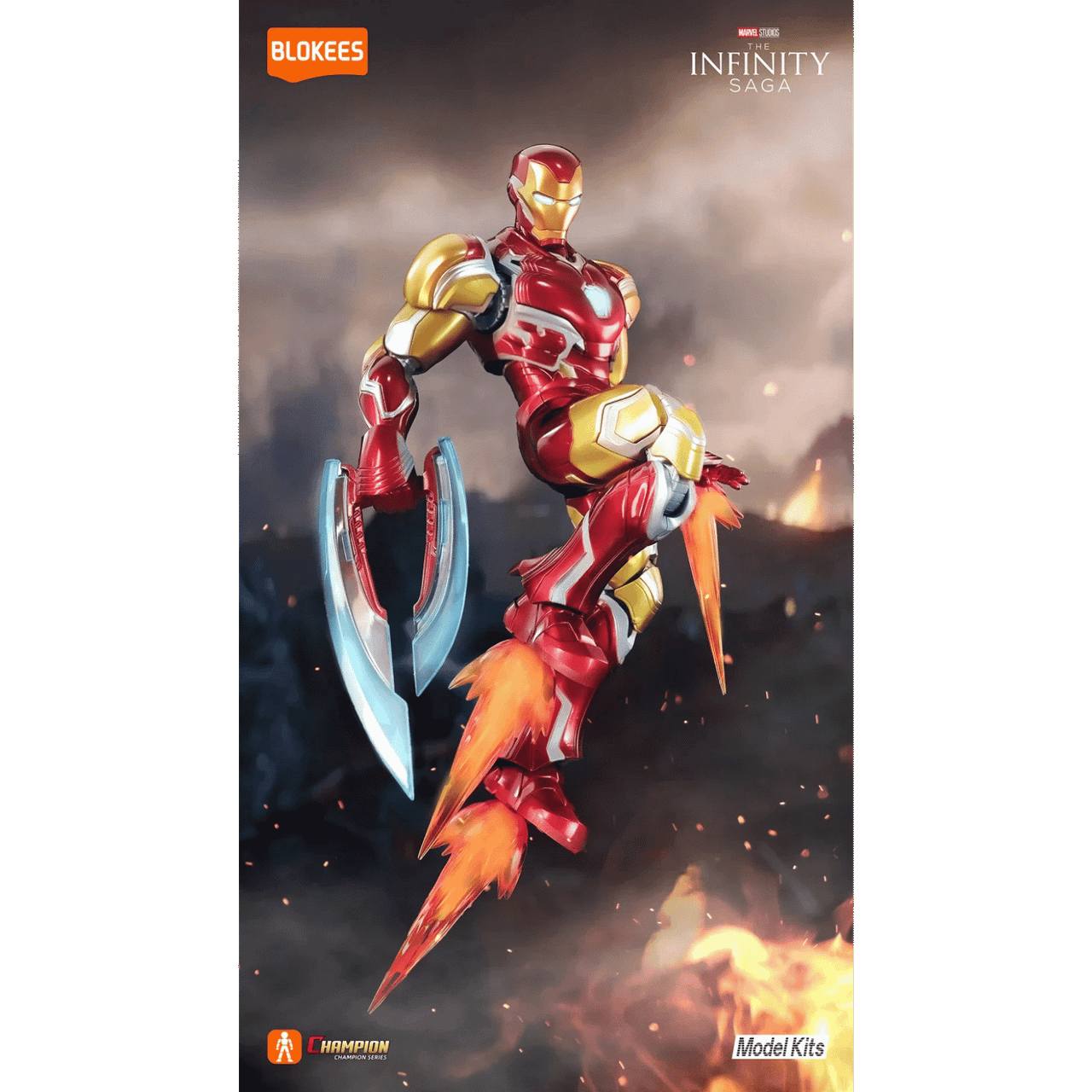 Blokees: Marvel Infinity Saga Champion Class DX Iron Man MK85 - Game Nerdz