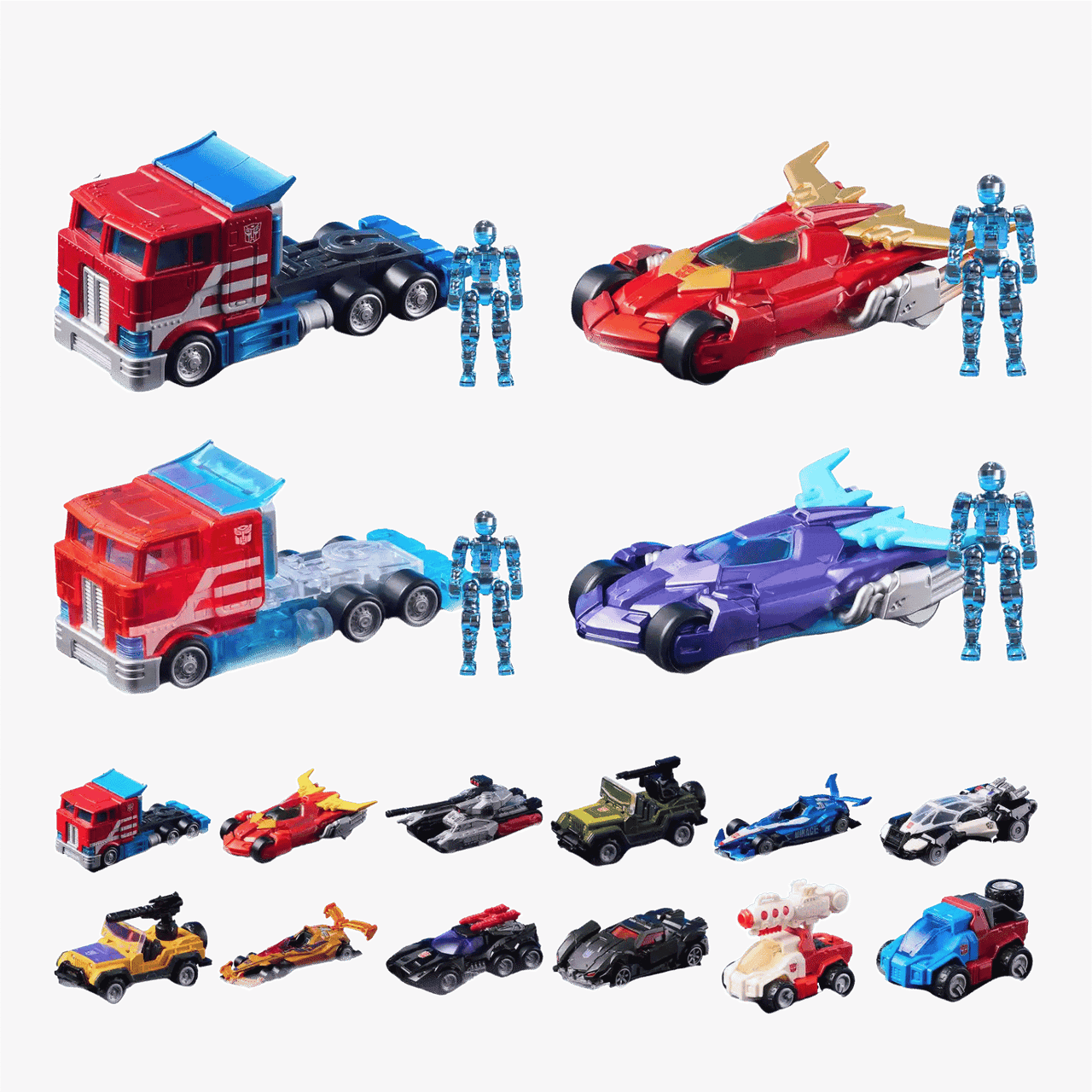Blokees Wheels トランスフォーマー ビークル C01 12種セット Blokees Wheels: Transformers C01 Roll Out! - Blind Box - Game Nerdz