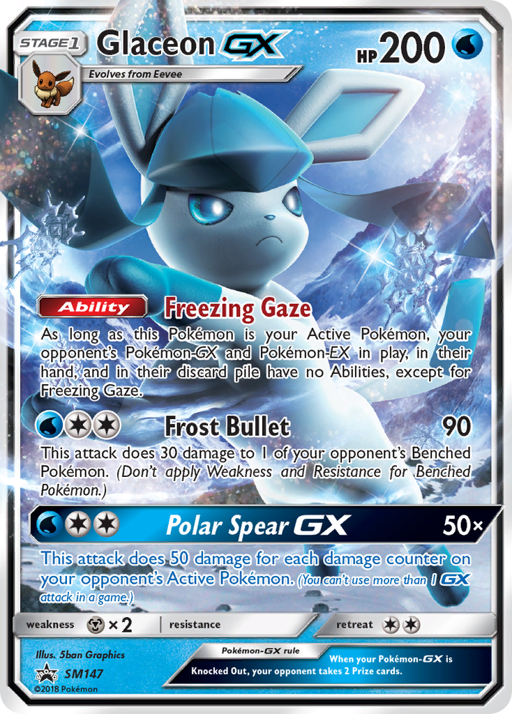 Glaceon-GX SM147/248 - SM Black Star Promos Holofoil (MP)、The Pokémon Company、kayou