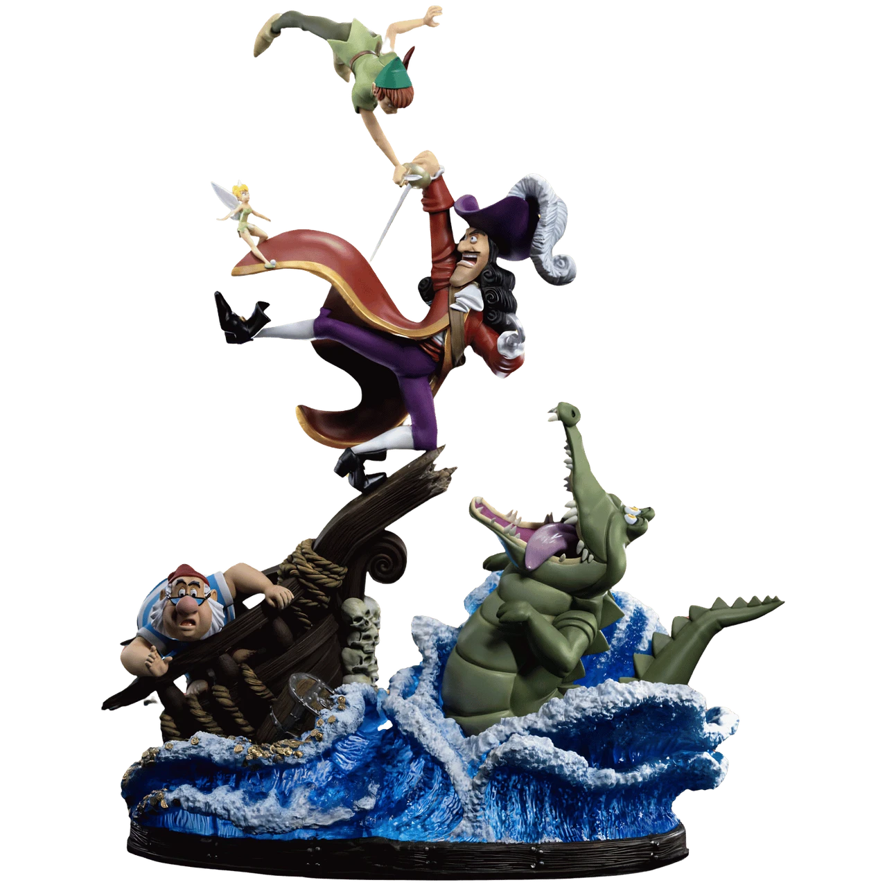 PANCRASE KING OF PANCRASE フィギュアセット Disney Peter Pan: Peter Pan vs Hook DSNEY95223-10 - Deluxe Art