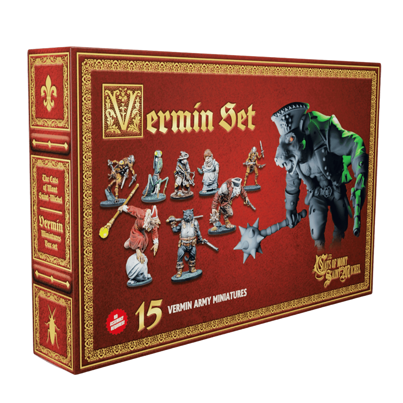 The Cats of Mont Saint-Michel: Vermin Miniatures Set - Game Nerdz