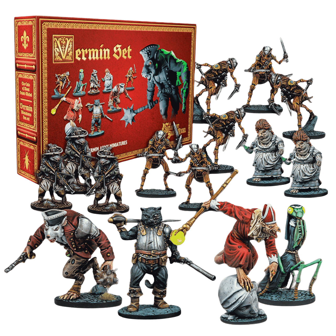 The Cats of Mont Saint-Michel: Vermin Miniatures Set - Game Nerdz