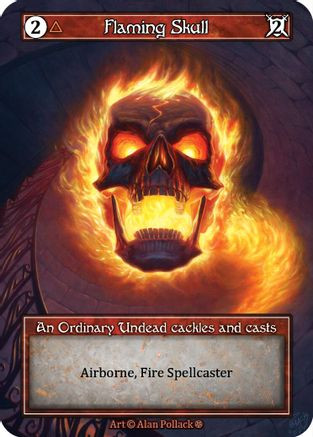 Flaming Skull (Foil) - Gothic Foil、Gothic、kayou