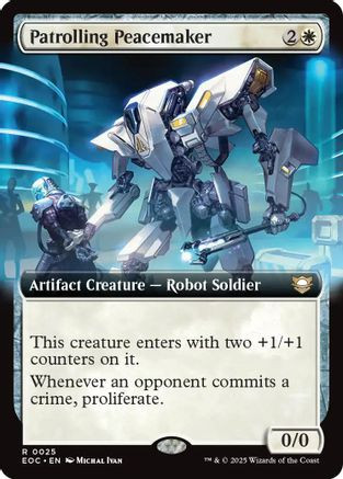 Patrolling Peacemaker (Extended Art) (EOC-025) - Commander: Edge of Eternities、Wizards of the Coast、kayou