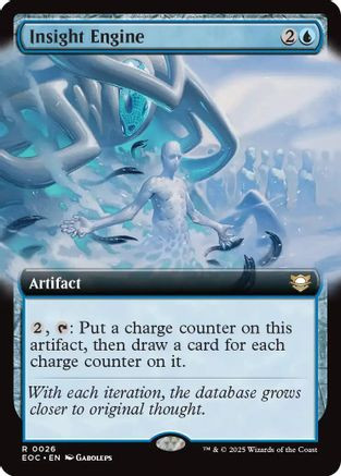 Insight Engine (Extended Art) (EOC-026) - Commander: Edge of Eternities、Wizards of the Coast、kayou