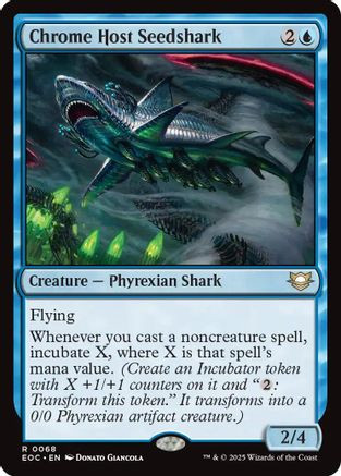 Chrome Host Seedshark (EOC-068) - Commander: Edge of Eternities、Wizards of the Coast、kayou