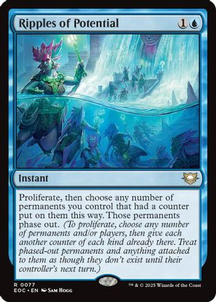 Ripples of Potential (EOC-077) - Commander: Edge of Eternities、Wizards of the Coast、kayou