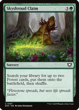 Skyshroud Claim (EOC-107) - Commander: Edge of Eternities、Wizards of the Coast、kayou
