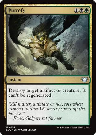 Putrefy (EOC-124) - Commander: Edge of Eternities、Wizards of the Coast、kayou