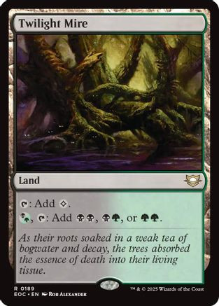 Twilight Mire (EOC-189) - Commander: Edge of Eternities、Wizards of the Coast、kayou
