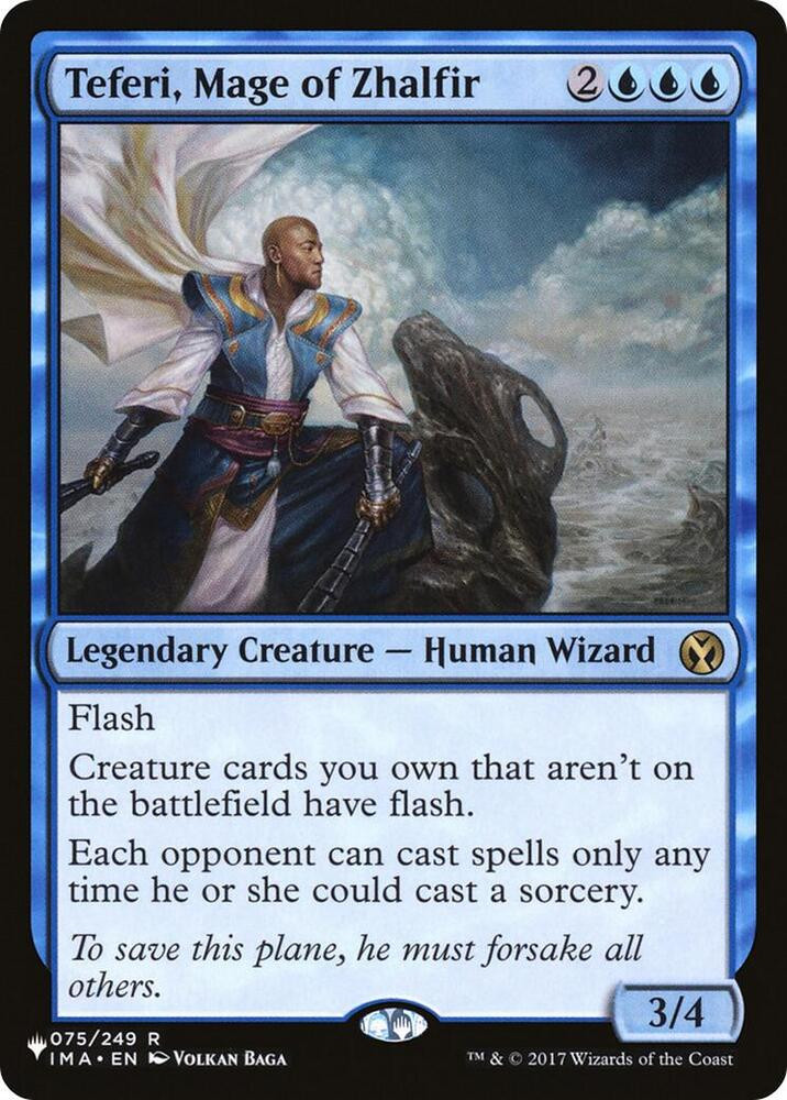 Teferi, Mage of Zhalfir (LIST-075/249) - The List、Wizards of the Coast、kayou