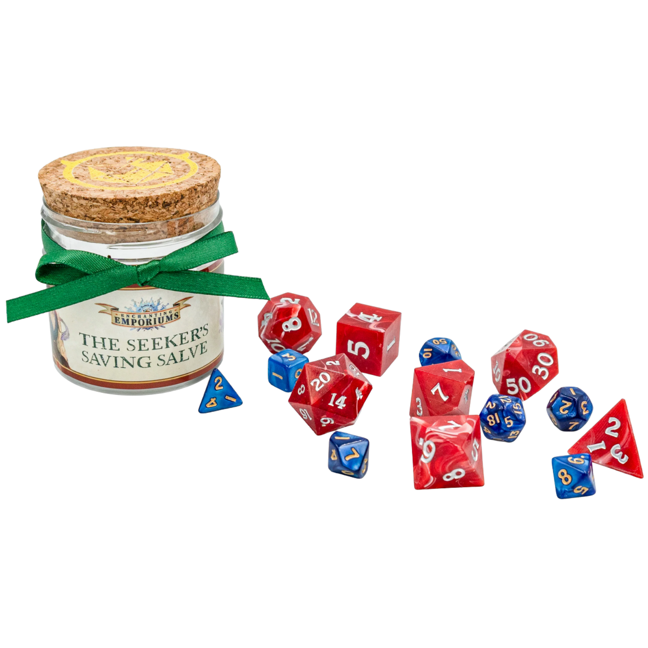 Enchanting Emporiums: Dice Potions - The Seeker's Saving Salve