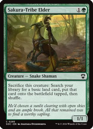 Sakura-Tribe Elder (SOC-285) - Commander: Secrets of Strixhaven、Wizards of the Coast、kayou