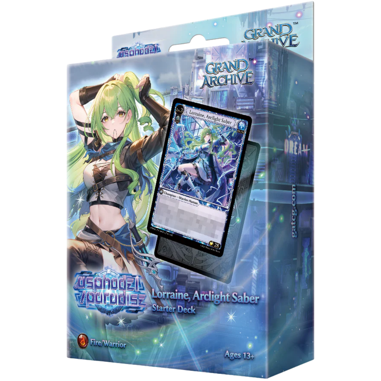 Grand Archive TCG: .asphodel/paradise - Lorraine, Arclight Saber
