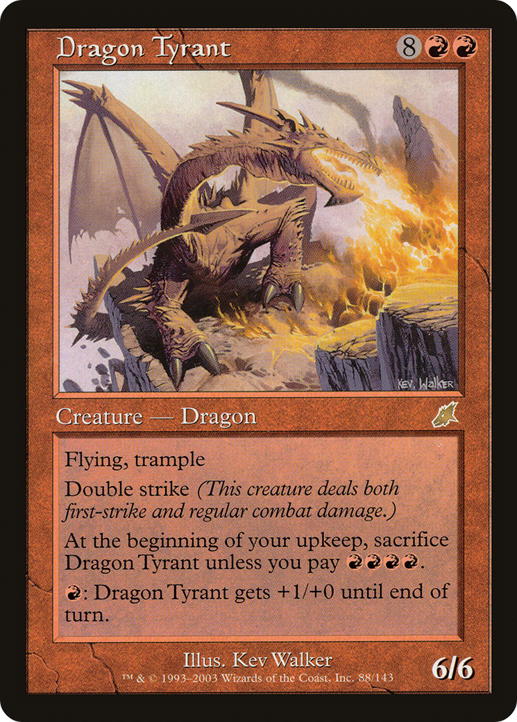 Dragon Tyrant (SCG-088) - Scourge (HP)、Wizards of the Coast、kayou